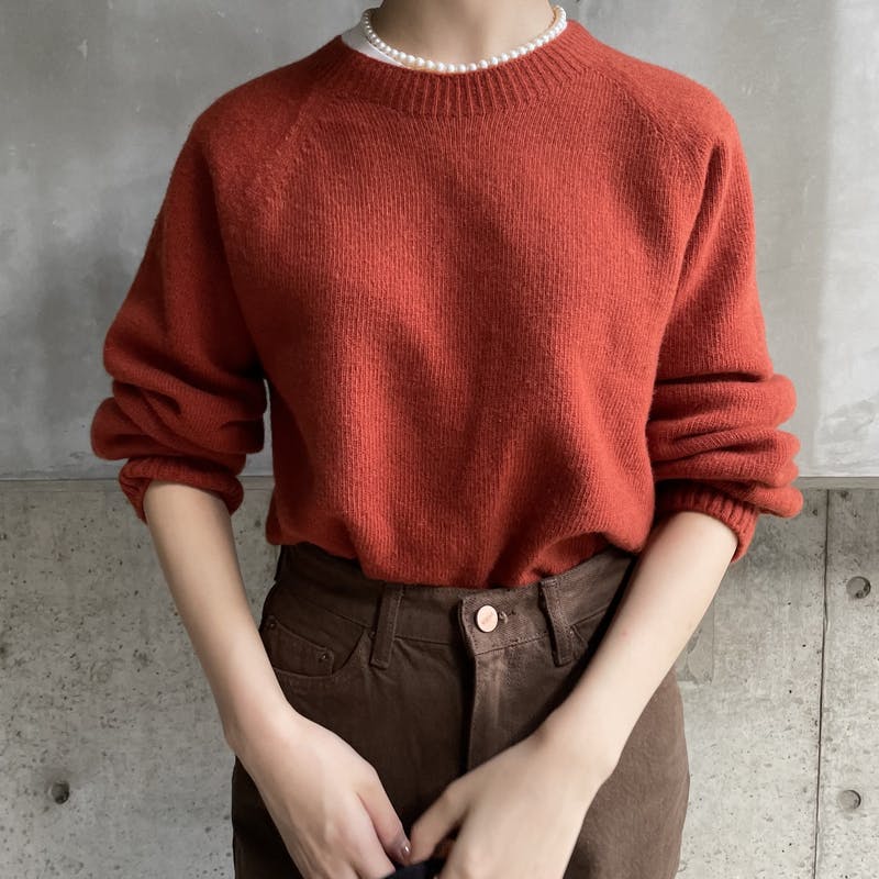 autumn-color wool knitの画像2枚目