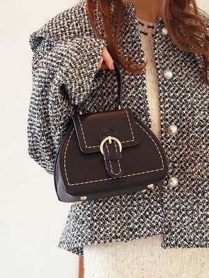 2wayステッチレディミニバッグ